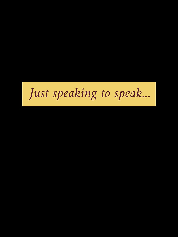 Speaking to speak by V-W25