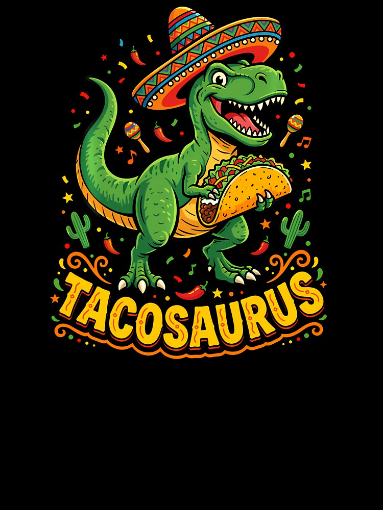 Tacosaurus Rex Taco Dinosaur by irifine