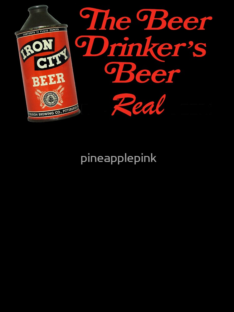 Iron City Beer - Old Cone Top Can Design by pineapplepink
