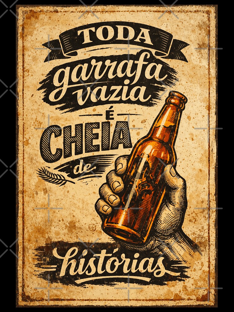 Toda Garrafa Vazia é Cheia de Histórias by GoodOldVintage
