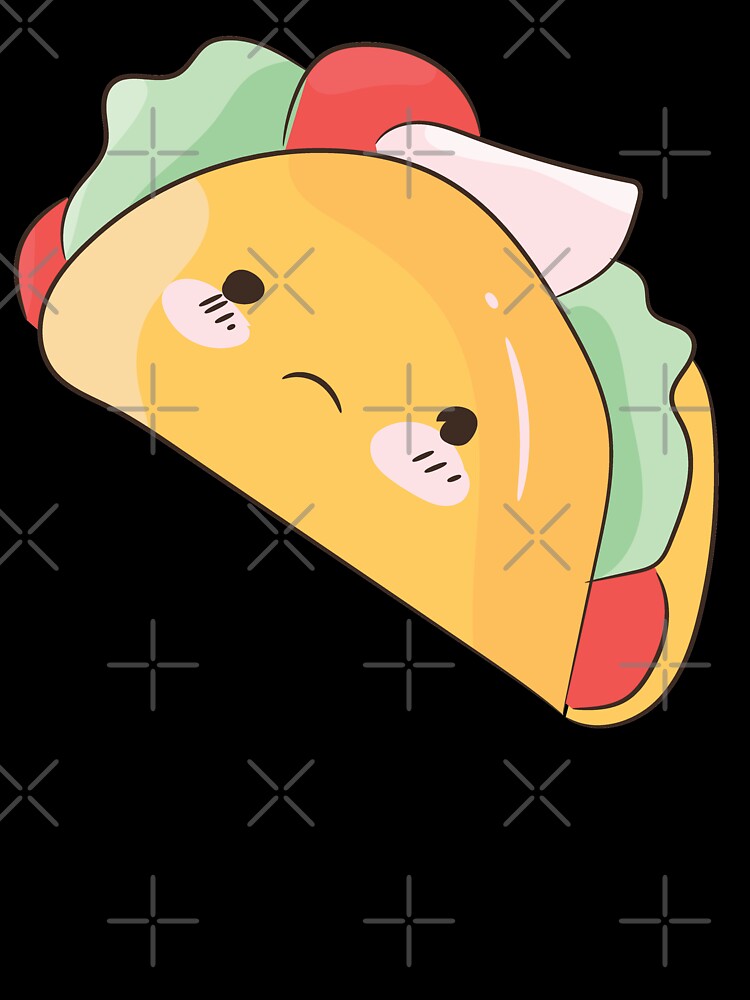 Sad kawaii taco Mexican by TamGustam