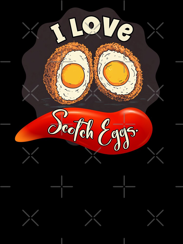 I Love Scotch Eggs - Classic British Food Food Lover Gift by KawaiiMotto
