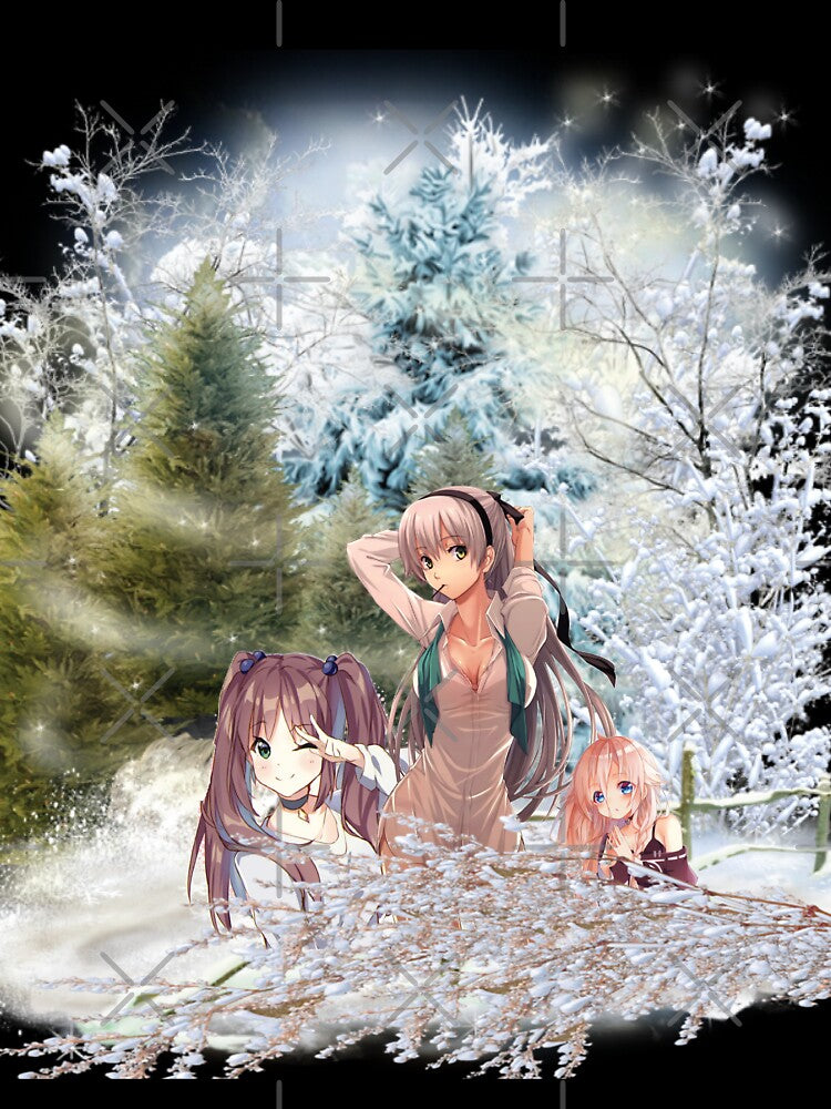 Attractive Anime Girls -  Anime Snow Art, Anime girls, anime art by GraphixKing999
