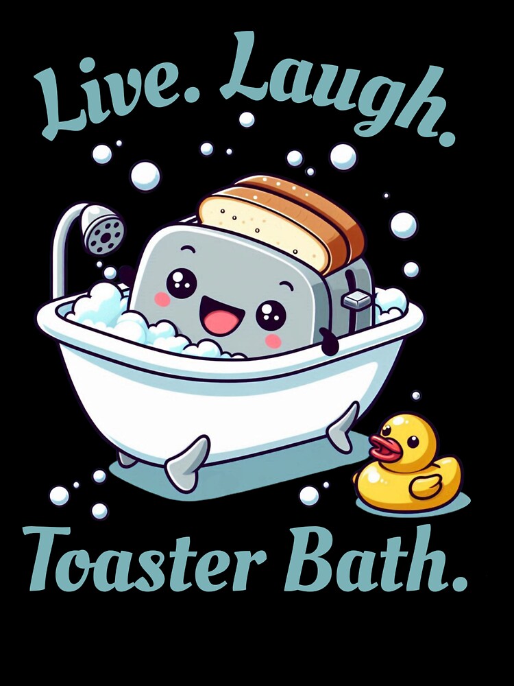 Live Laugh Toaster Bath by TSPWVDesigns