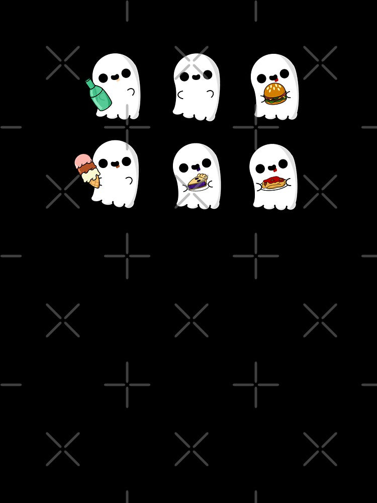 Cute Cartoon Ghost || Kawaii Halloween || Sitcker Pack by cookingwithten