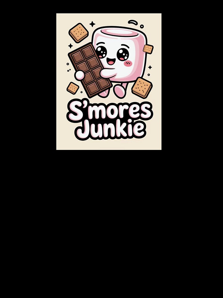 S'mores Junkie Cute Marshmallow Dessert Lover Art by GraffKingz