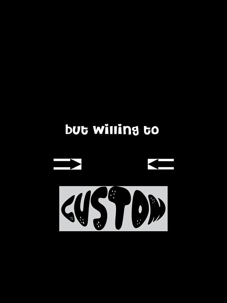 Introverted but willing to discuss Custom by ShuaibDesigns