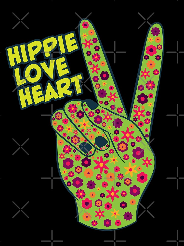 Hippie LoveHeart by MudPuppet