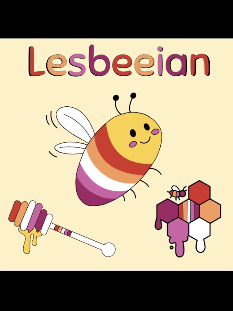 Lesbeeian LGBT Pun by CrittersCreate