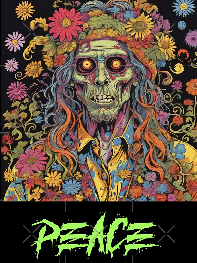 Groovy Male Hippie Zombie of the Apocalypse by EmeraldCauldren