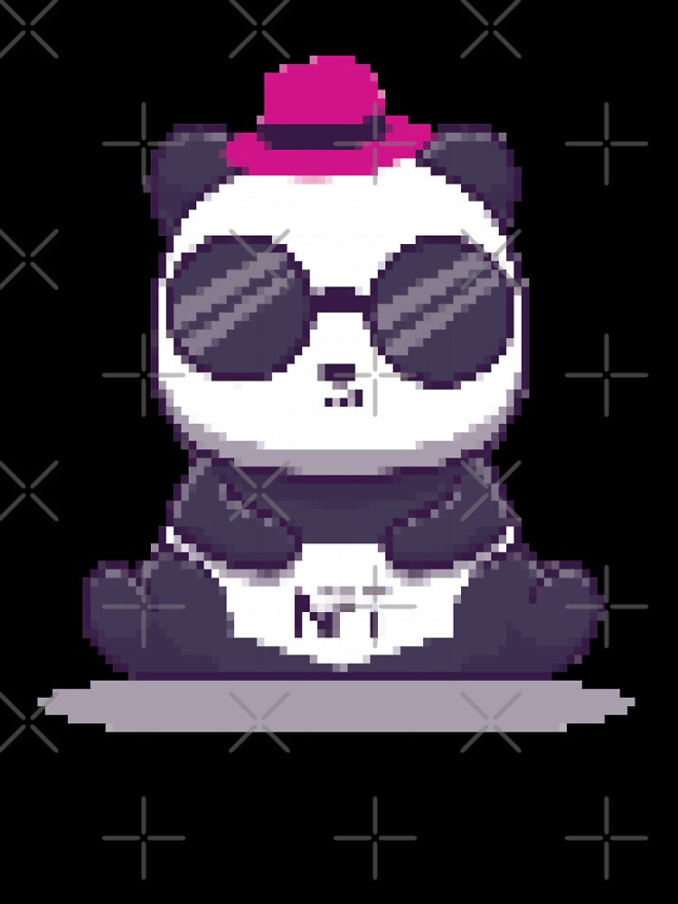 NFT pixel pand art - NFT art by cruzzcreation