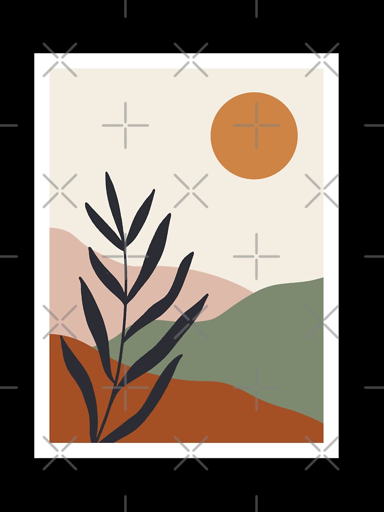 Boho Mountain Sunrise - Modern Bohemian by mauraurus