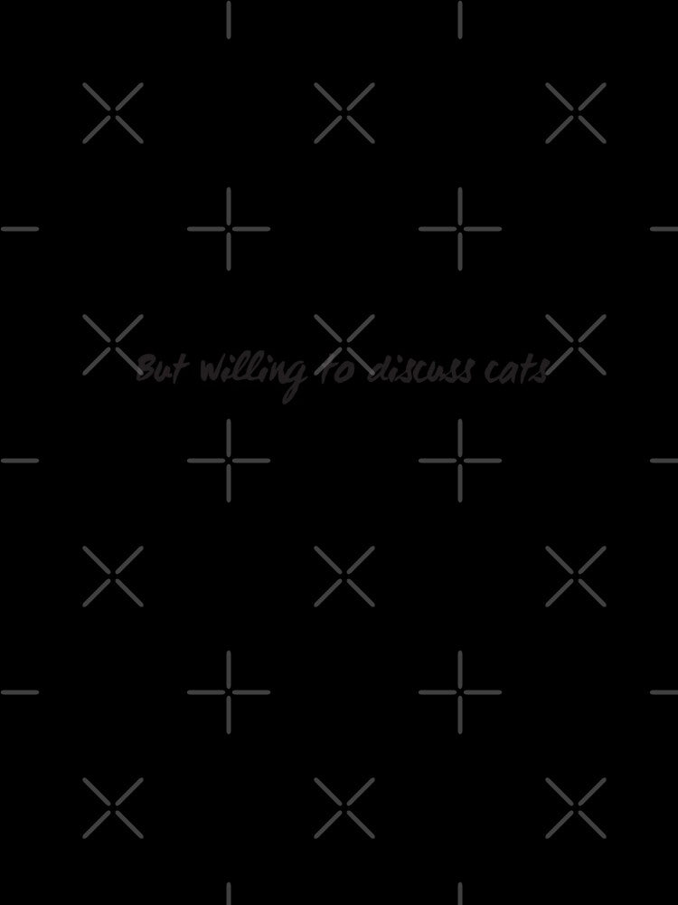 Introvert but willing to discuss cats by PatherineStore