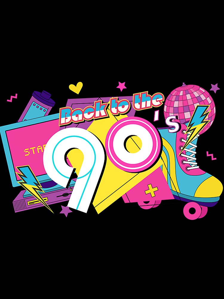Back To The 90S Theme Colorful 90S Era by intentioncorre