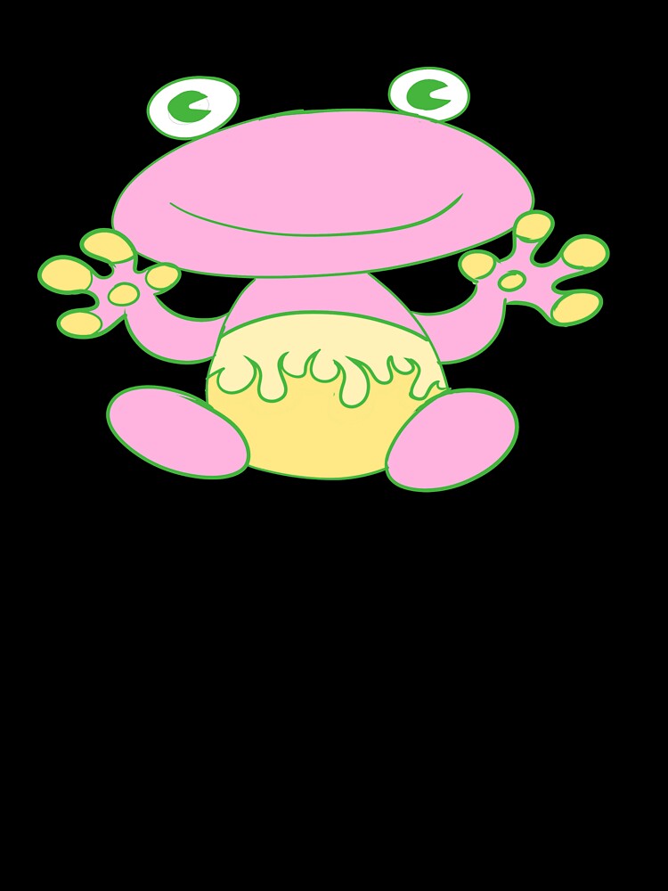 Fire Frog (green and pink) by gross-girl99
