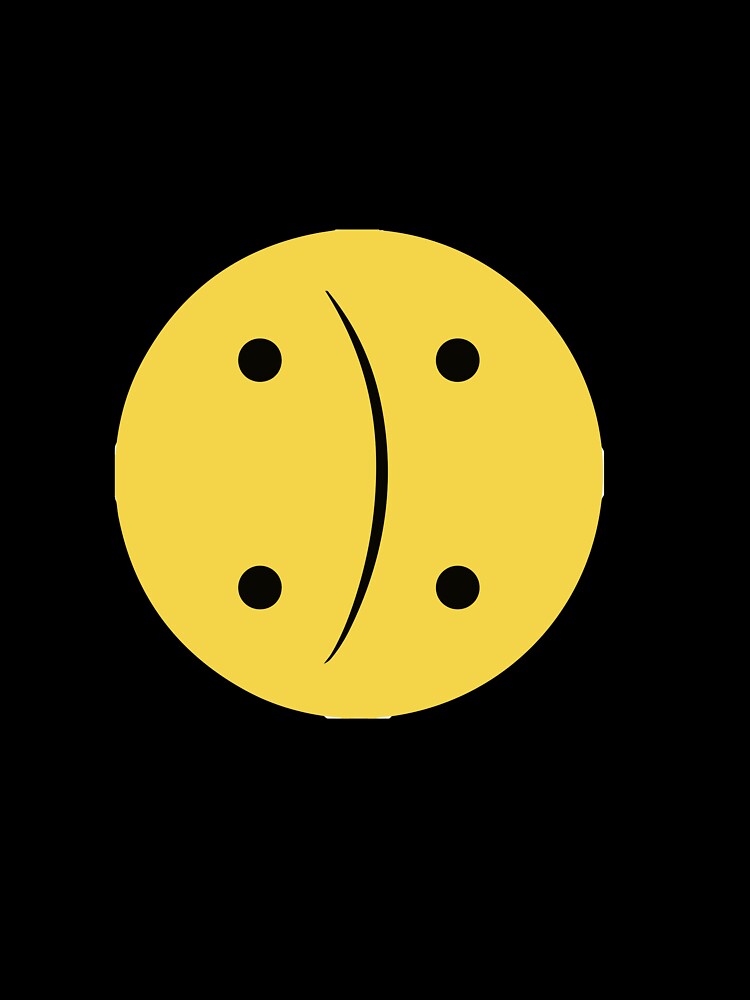 Retro Grunge Neutral Smiley Face by Kate-Redfox
