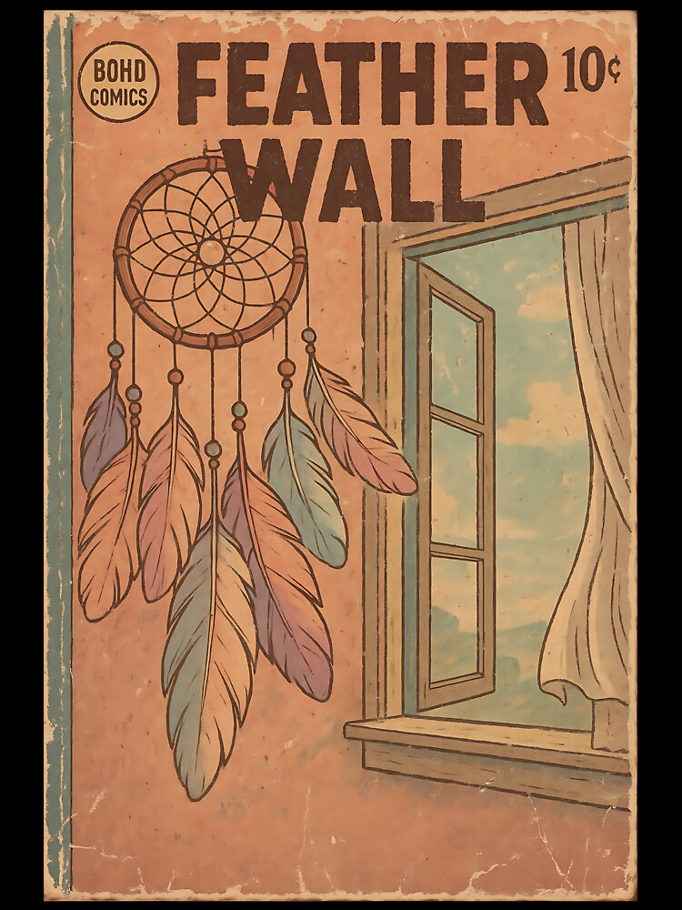 Boho Aesthetic: Feather Wall by bapupa