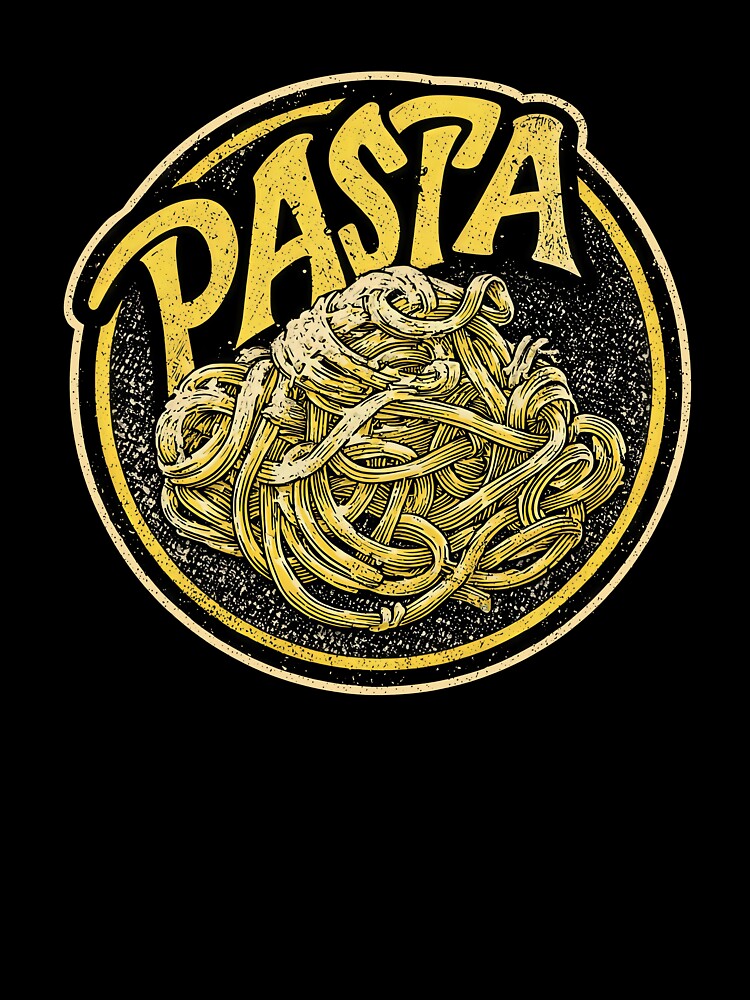 Vintage Pasta Lover Emblem – Retro Food Art by Absyntart