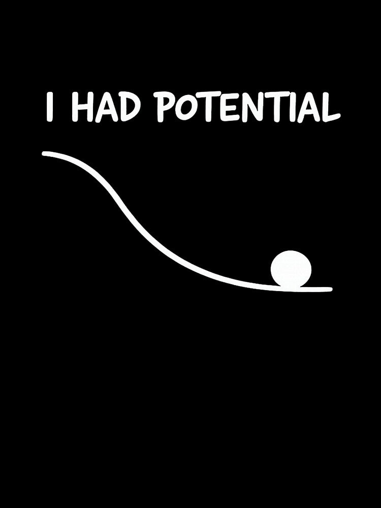 I Had Potential Funny Quote Sarcastic Quote Work Life Premium Tri-Blend by DorisSPipkin