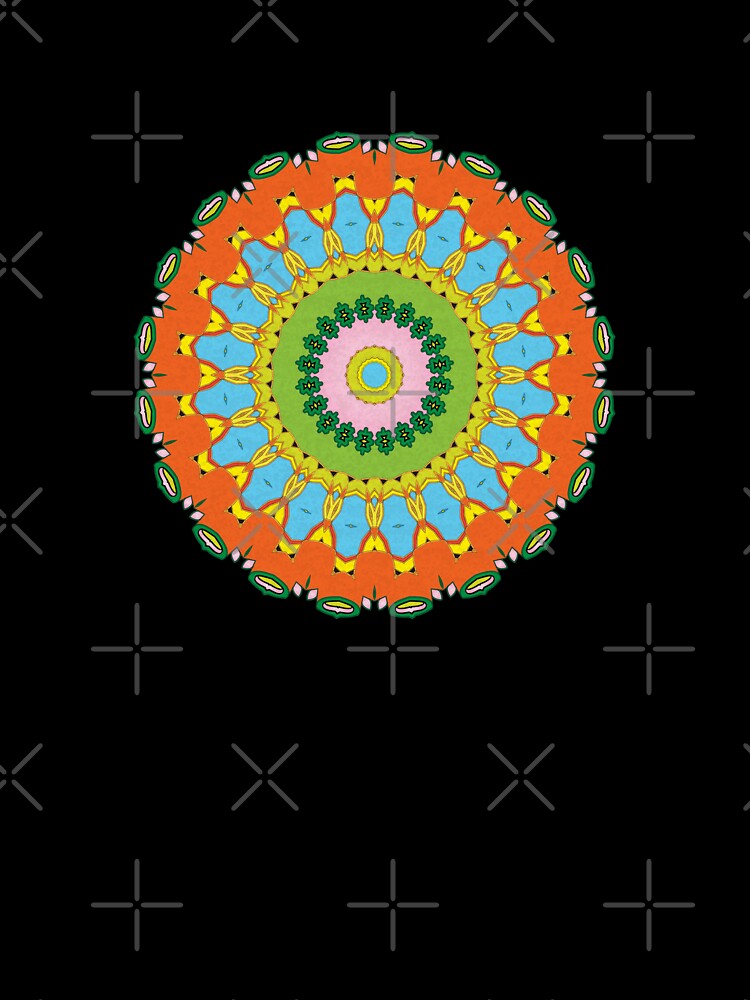 Colorful african decorative Mandala art modern repeated pattern by vector-pro