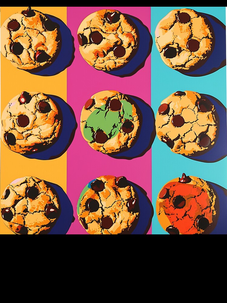 Chocolate Chip Cookies Pop Art 12 by AstroRisq