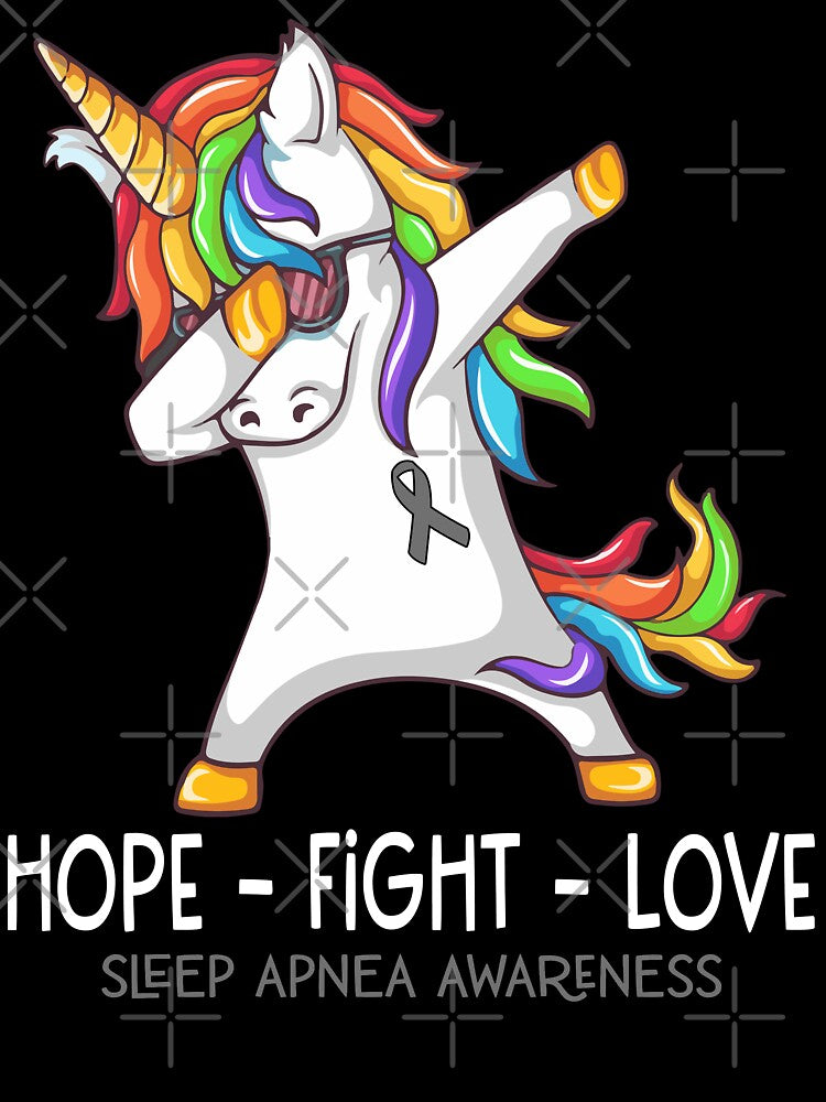 Hope Fight Love Sleep Apnea Awareness by Brad-FI