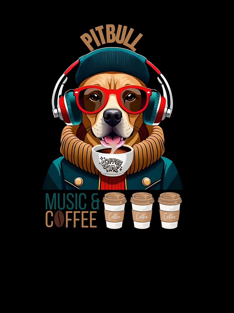 Pit Bull Mom Dad, Funny Dogs, Funny Quotes, Cute Pit bull Winter, Pit Bull Birthday, Pit Bull Winter, Coffee Lovers by Sshmorr