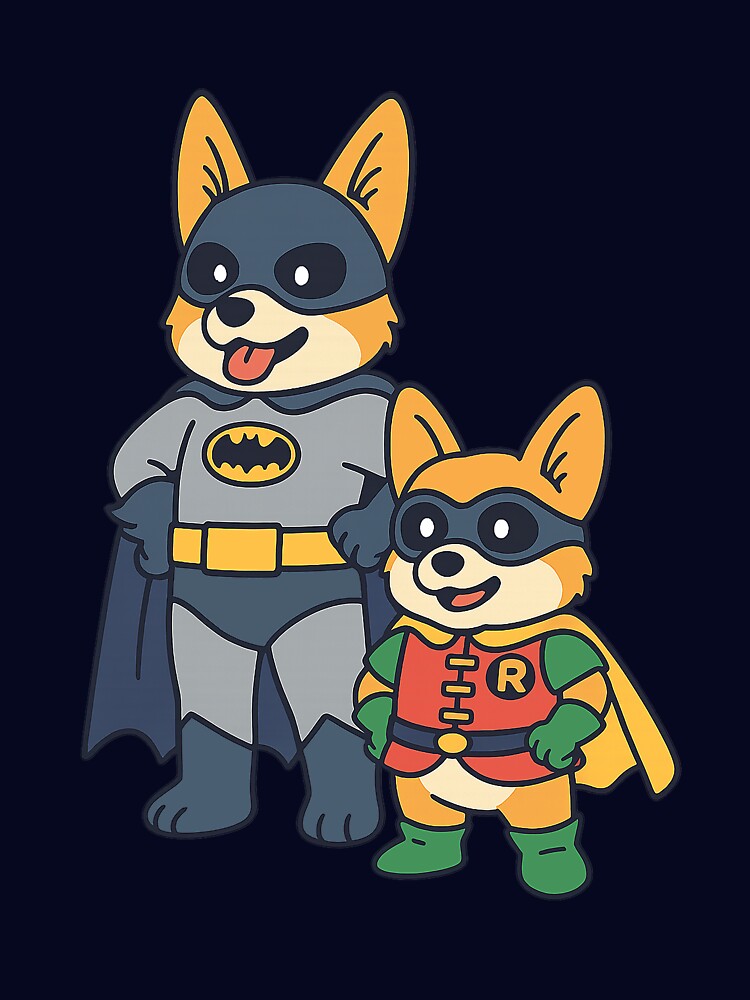 The Bark Knight & Dog Wonder, a Corgi Superhero Parody by Pup Culture