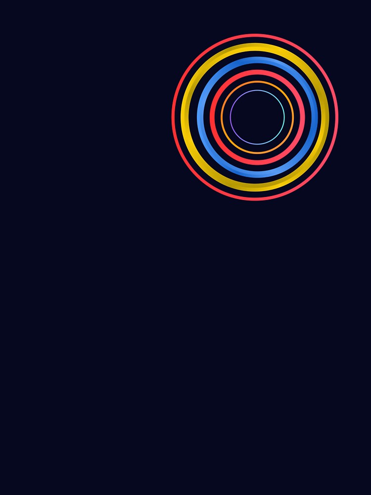 Minimalist Geometric Circles Abstract Modern Design by SolutionsArt
