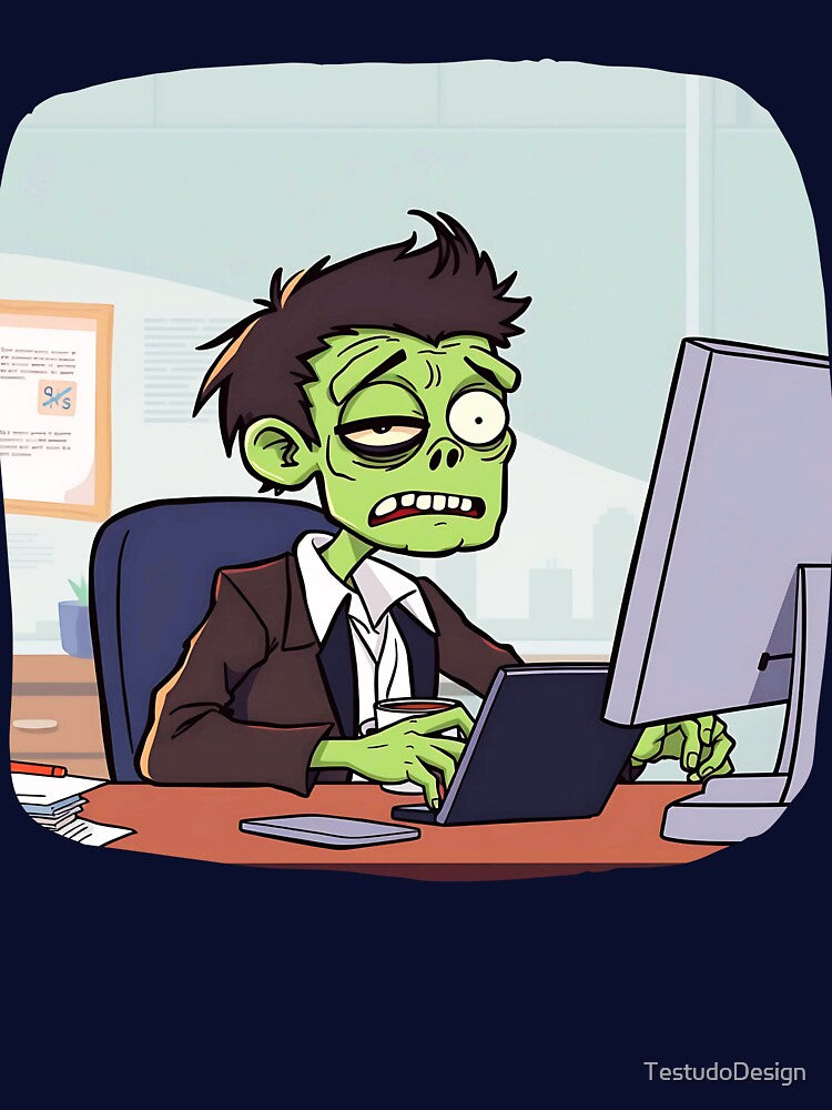 Zombie At The Office by TestudoDesign