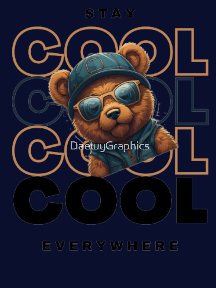 Stylish Cool Bear by DaewyGraphics