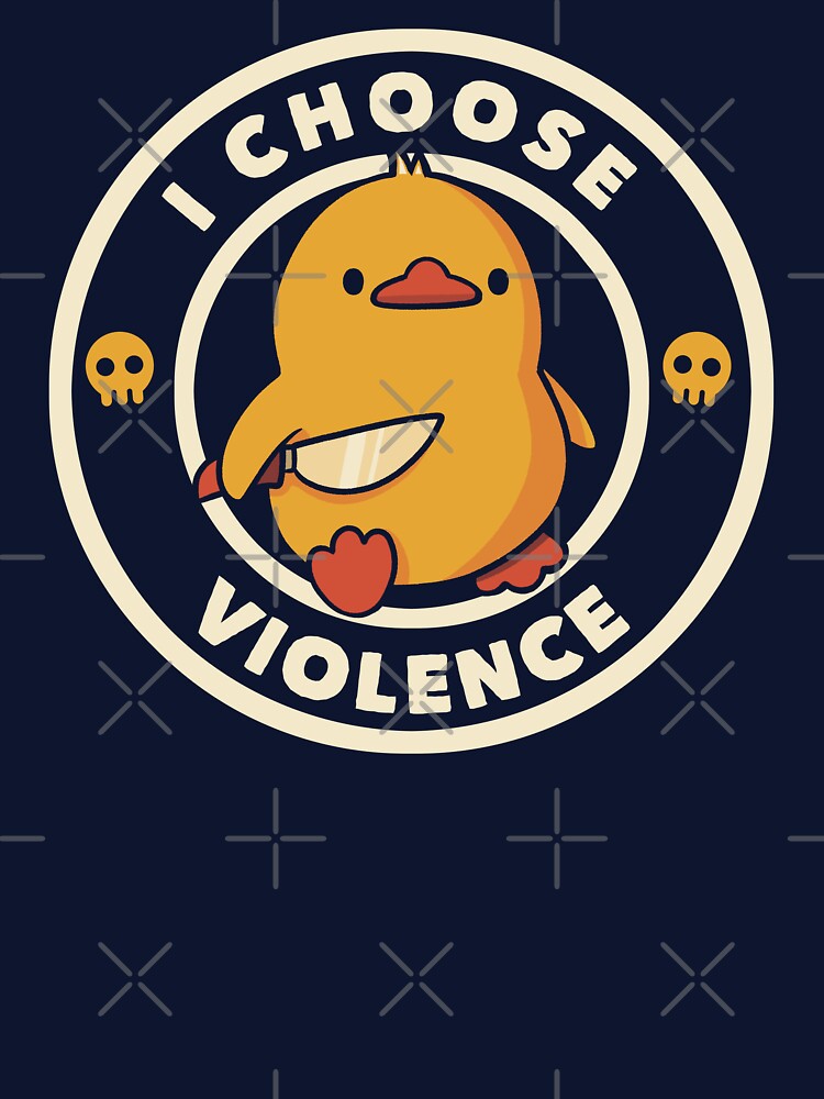 I Choose Violence Sticker by Tobe Fonseca by Tobe Fonseca®