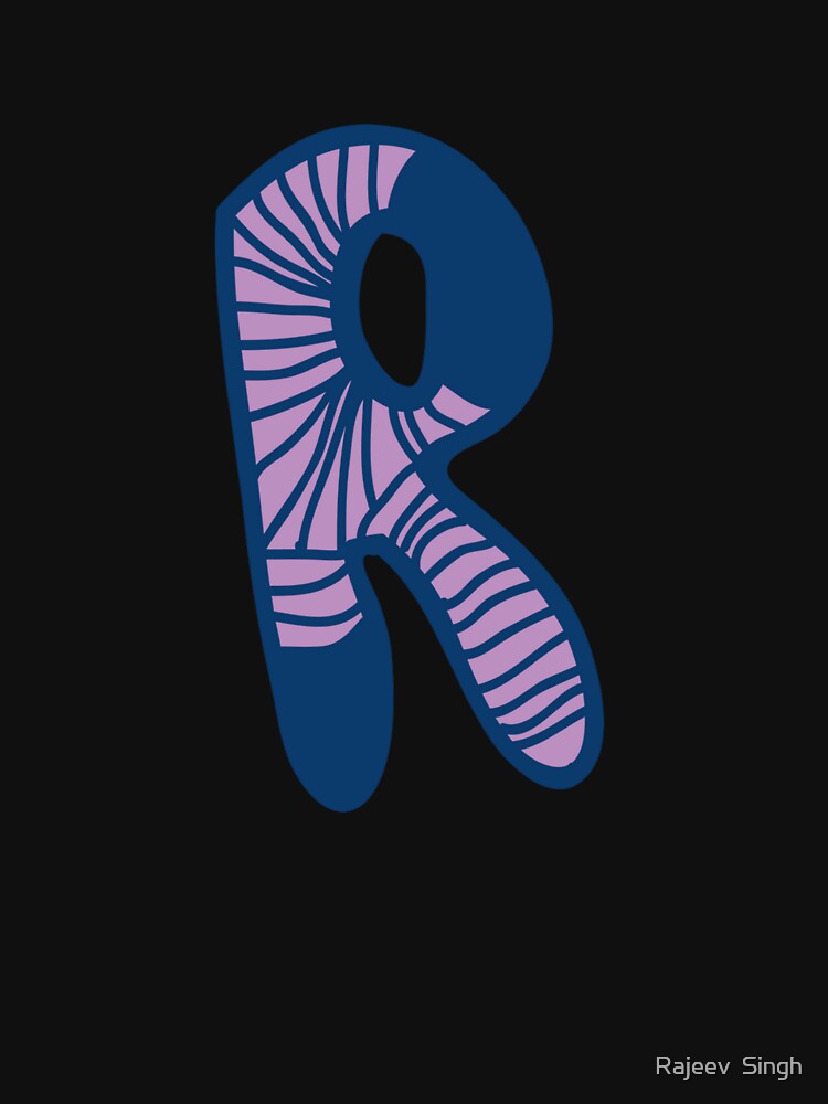 Initial Monogram R by Rajeev  Singh