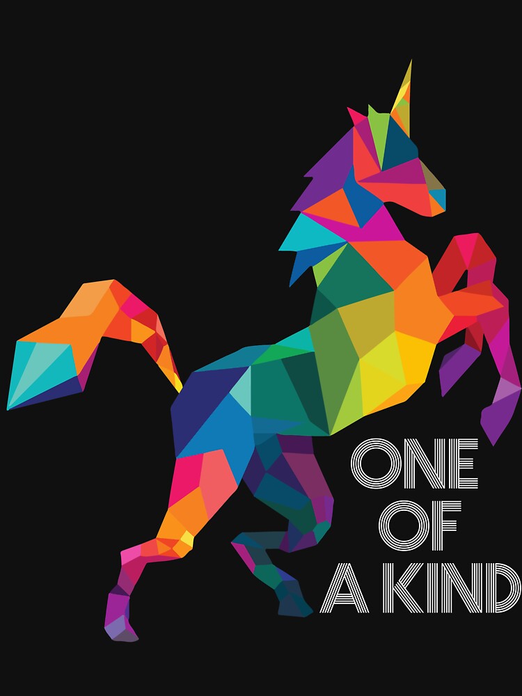 One Of A Kind Unicorn T-Shirt by AllStarMerch