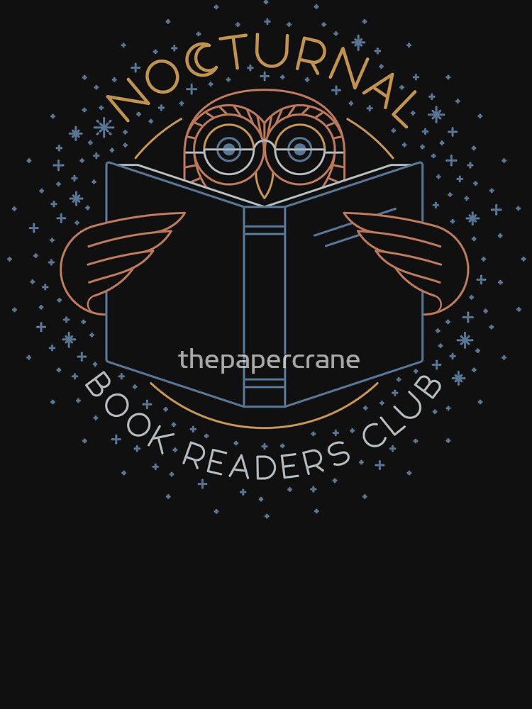 Nocturnal Book Readers Club by thepapercrane