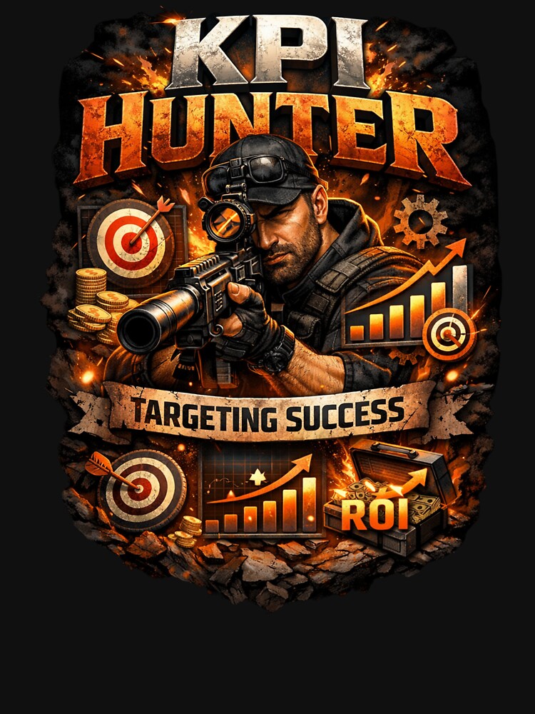 KPI Hunter Funny Work Meme Corporate Office Humor by Echo_Lane
