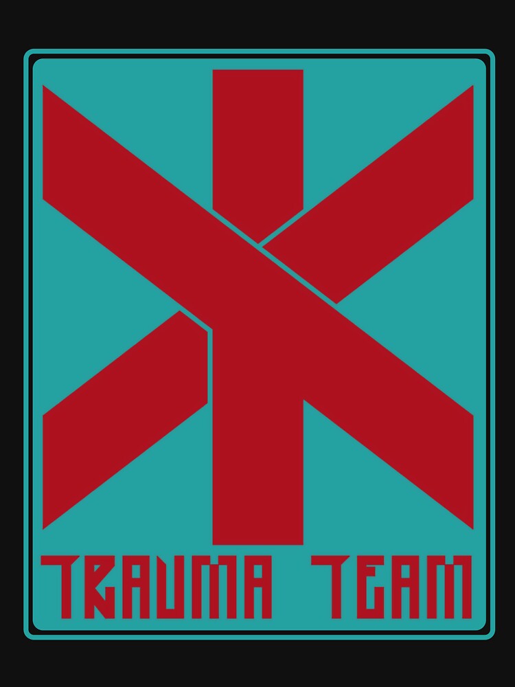 Trauma Team Blue Logo by Night City Streets