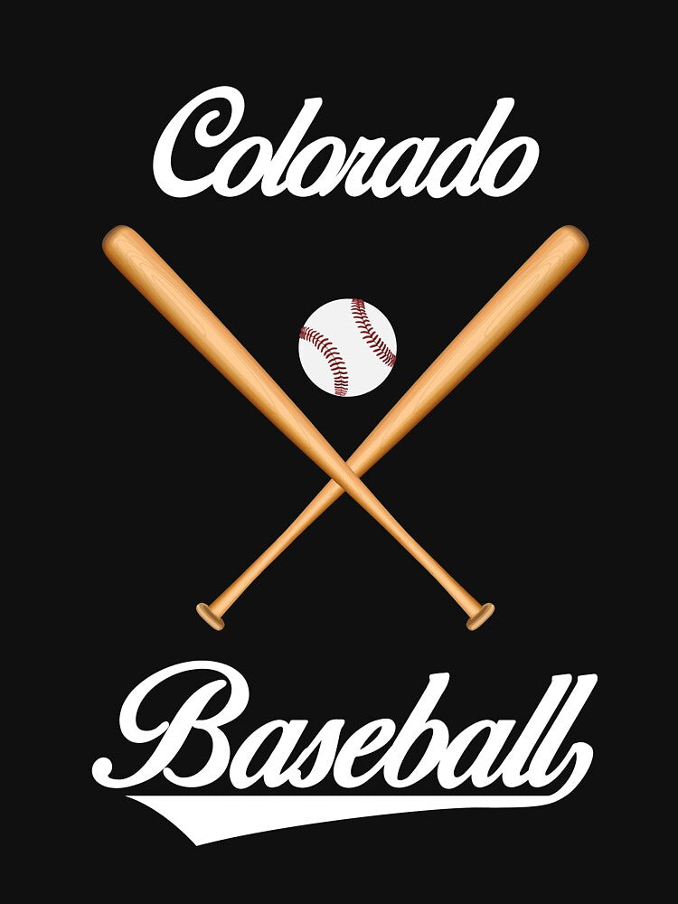 Colorado Baseball T-Shirt for Men and Women by AllStarMerch