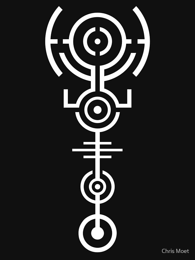 Crop Circle - White by Chris Moet