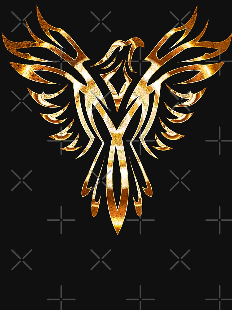 Gold Rising Phoenix by Rich Summers Art