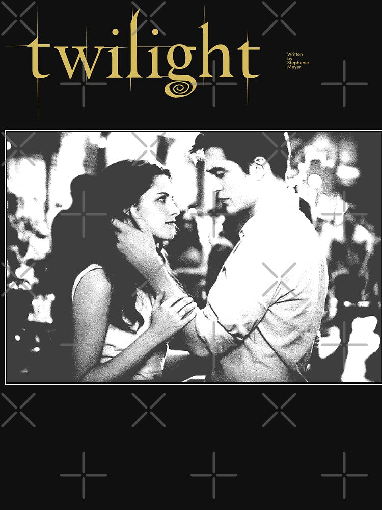 Vintage Twilight Prom Scene Halftone Design by Eleni Liebert