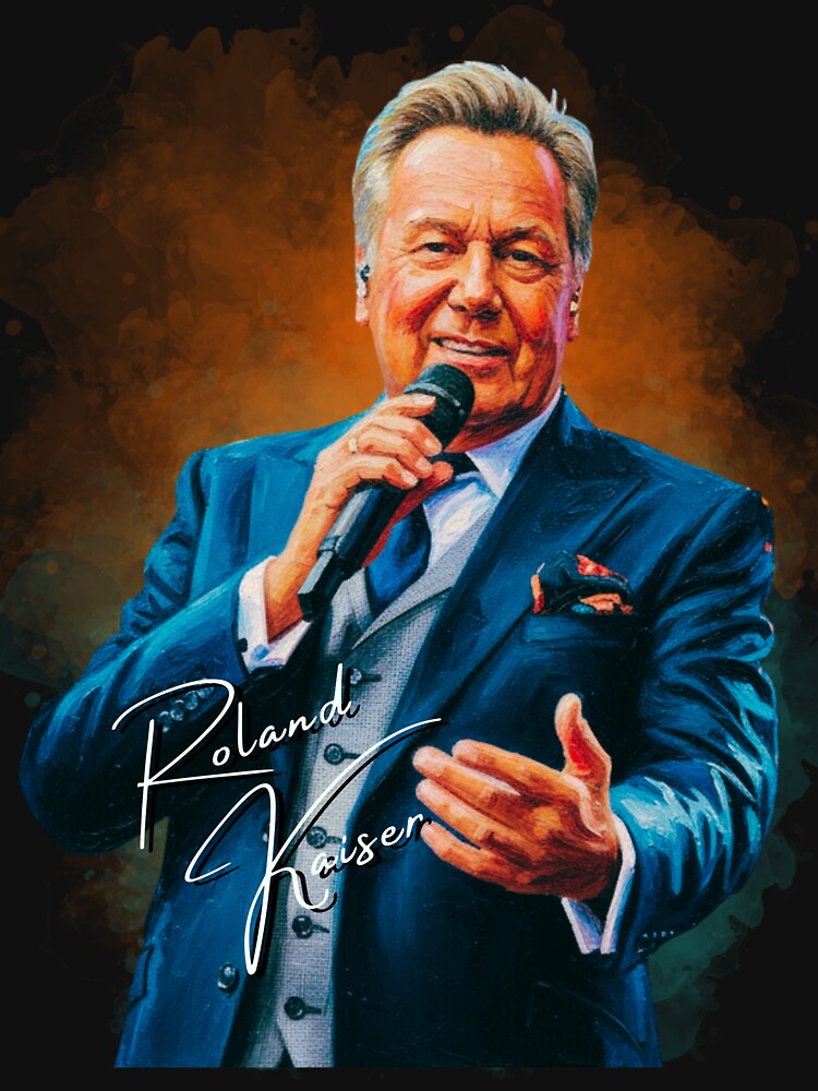 Roland Kaiser Paint Effect T-Shirt and Sticker by DiverseDazzle