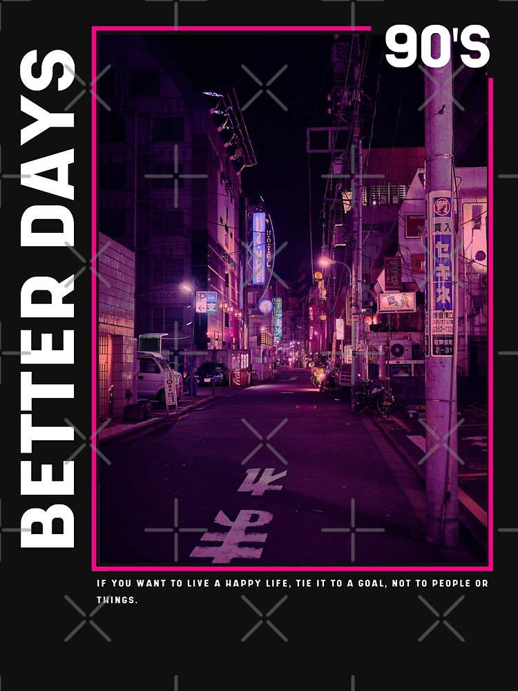 Japanese street light better days 90'S - Vintage Pic nineties by benCompany