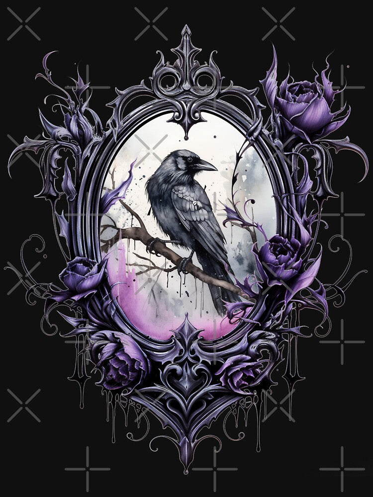 Gothic Raven Dark Design by LittleMagicShop