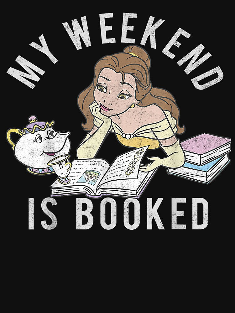 disney beauty and the beast belle my weekend is booked short sleeve by ZyonGustafson