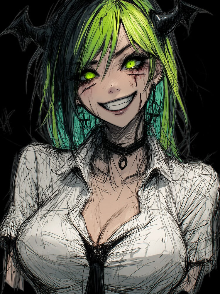 goth sketch by CursedbyLilith