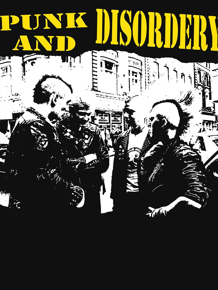 White Silhouette Yellow Typography Punk by billiasbros