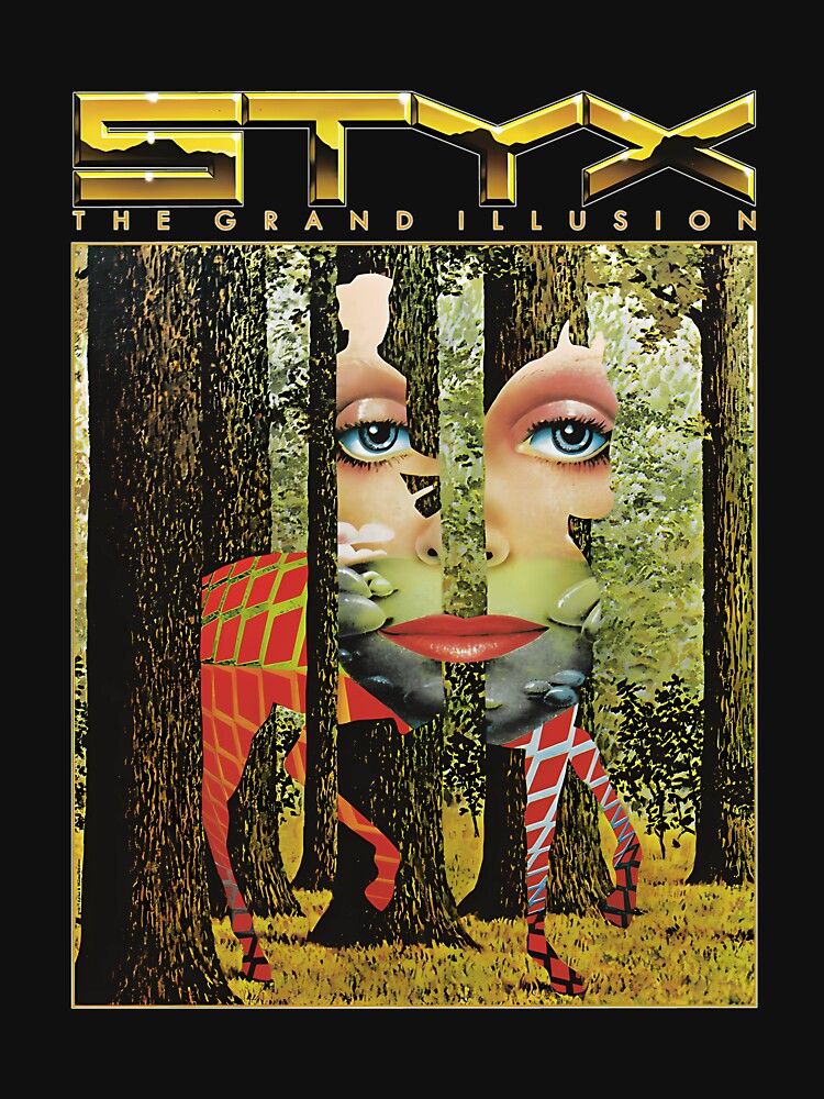 Band The Styx  Grand Illusion Vintage by AssuntaDurgan