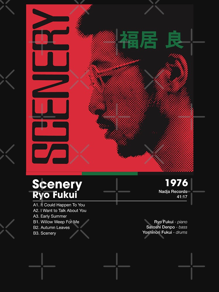 Ryo Fukui - Scenery | Album Card (Dark) by theoralcollage