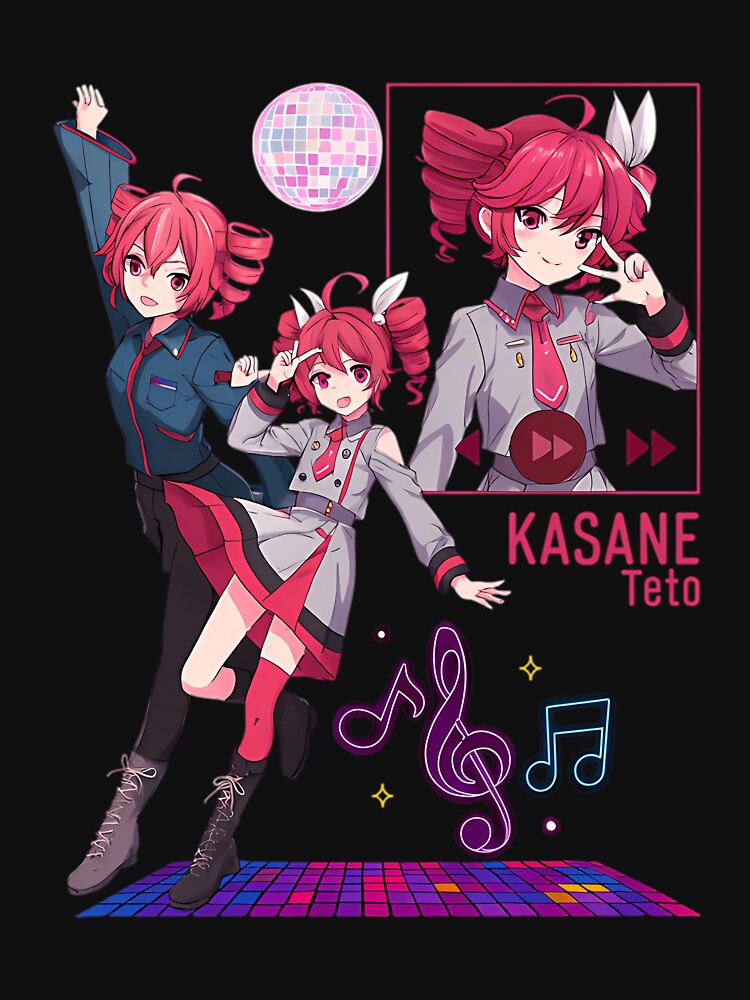 Kasane Teto Vocaloid Comfort Colors Anime by Anunnakis